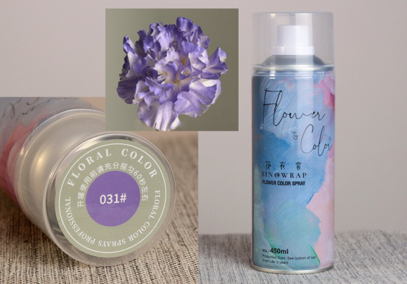 Фарба для квітів №031 фіолетова (спрей 450 мл)