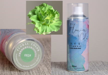 Фарба для квітів №082 зелена (салатова)(спрей 450 мл)