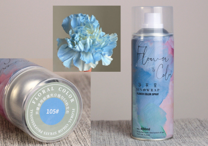 Фарба для квітів №105 світло-блакитна (спрей 450 мл)