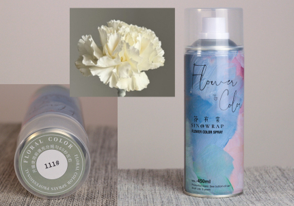Фарба для квітів №111 біла (спрей 450 мл)