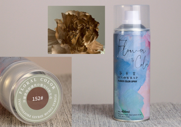 Фарба для квітів №152 коричнева (спрей 450 мл)