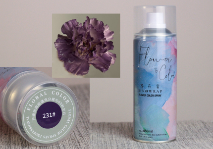 Фарба для квітів №231 баклажанова (спрей 450 мл)