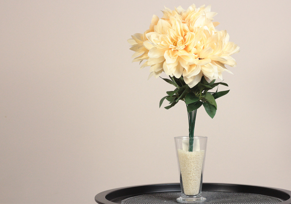 Жоржина декоративна №S02 персиковий букет (9шт) (45см) (С30695)