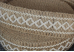 Стрічка з мішковини в'язана №129 (3,6 см *10 м), натуральний (1рулон)