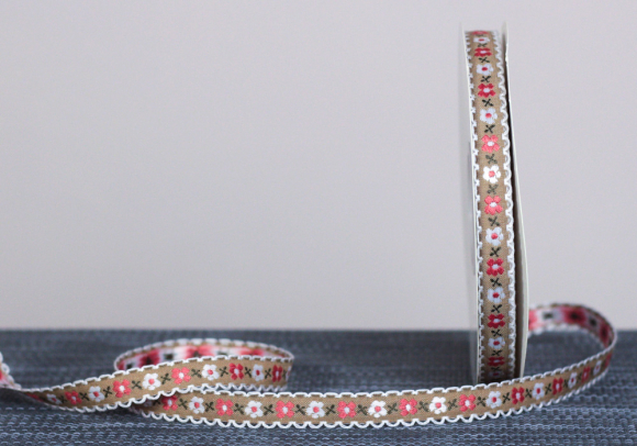 Стрічка з орнаментом №107 1,3см (23м)(1рулон)