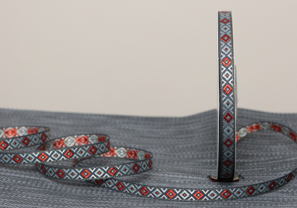 Стрічка з орнаментом №02 1,0см (23м)(1рулон) Стрічка з орнаментом №02 1,0см (23м)(1рулон)