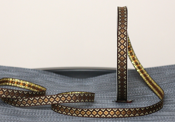 Стрічка з орнаментом №04 1,2см (23м)(1рулон)