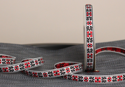 Стрічка з орнаментом №11 1,5см (23м)(1рулон)