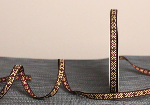 Стрічка з орнаментом №08 1,0см (23м)(1рулон)