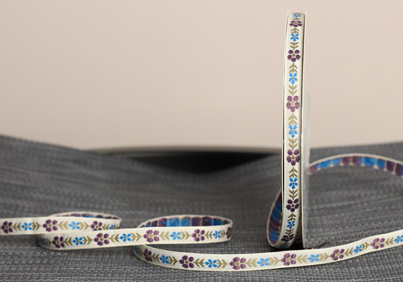 Стрічка з орнаментом №73 1,0см (23м)(1рулон)