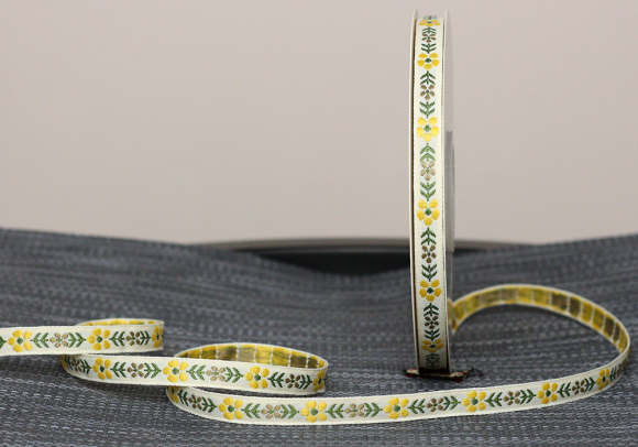 Стрічка з орнаментом №74 1,0см (23м)(1рулон)