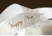 Атласна новорічна стрічка "Happy New Year" з салютом біла (2.5 см *23 м) (1рулон)