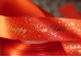 Атласна новорічна стрічка "Happy New Year" з салютом червона (2.5 см *23 м) (1рулон)