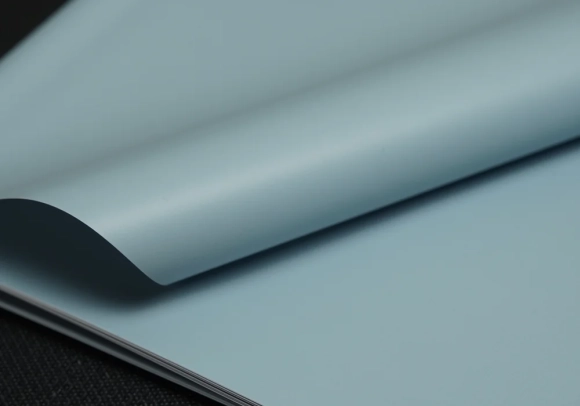 Плівка блакитна 58x58см. 20шт. Матовий шовк J00649 №131