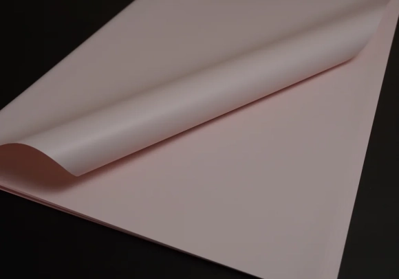 Плівка рожева 58x58см. 20шт. Матовий шовк J00649 №165