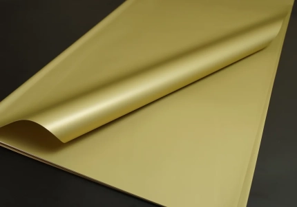 Плівка золото 58x58см. 20шт. Матовий шовк J00649 №062