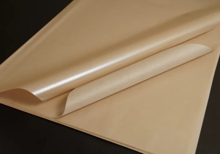 Папір тішью бежевий 70х50см. 20шт. j00377 перламутровий цупкий №14