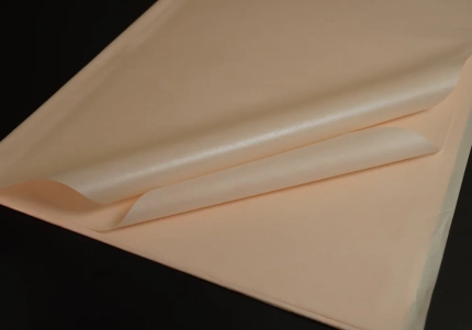 Папір тішью персиковий 70х50см. 20шт. j00377 перламутровий цупкий №02