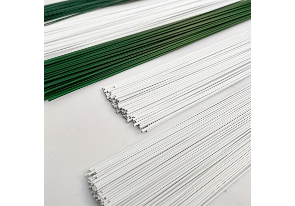 Дріт флористичний 1,0мм білий (40см) (700гр.) 