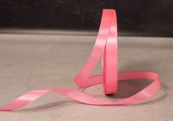 Стрічка атласна 1,2 см, рожевий насичений (№05) Стрічка атласна 1,2 см, рожевий насичений (№05)