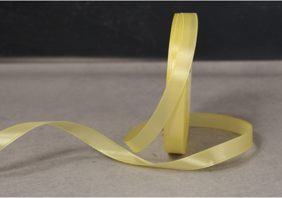 Стрічка атласна 0,6 см, світло-жовтий (№10)