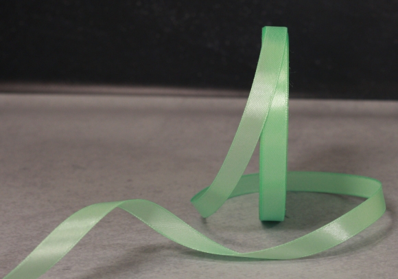 Стрічка атласна 1,2 см, м'ятний (№128)