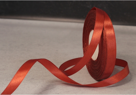 Стрічка атласна 0,6 см, терракотивий (коричневий) (№139) Стрічка атласна 0,6 см, терракотивий (коричневий) (№139)
