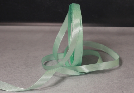 Стрічка атласна 0,6 см, світло-м'ятний (№141)