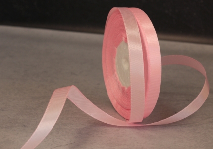 Стрічка атласна 0,6 см, рожевий (№148)