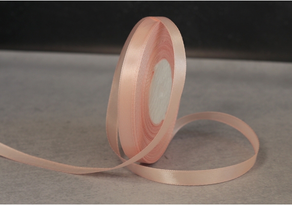 Стрічка атласна 0,9 см, блідо-рожевий (№153) Стрічка атласна 0,9 см, блідо-рожевий (№153)