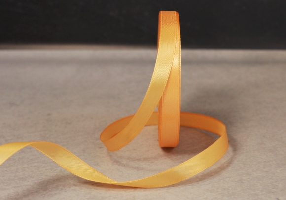 Стрічка атласна 0,9 см, бронзовий (№157)