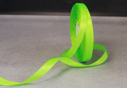 Стрічка атласна 0,6 см,  салатовий ( електирик )(№167)