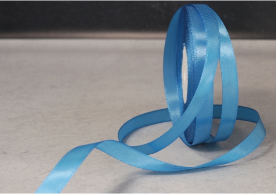 Стрічка атласна 1,2 см, світло-синій (№36)