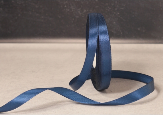 Стрічка атласна 1,2 см, морський-синій (№38) Стрічка атласна 1,2 см, морський-синій (№38)