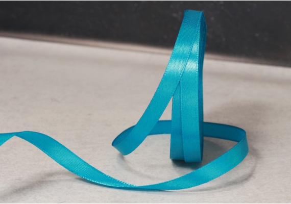 Стрічка атласна 0,9 см, лазурний (№47) Стрічка атласна 0,9 см, лазурний (№47)