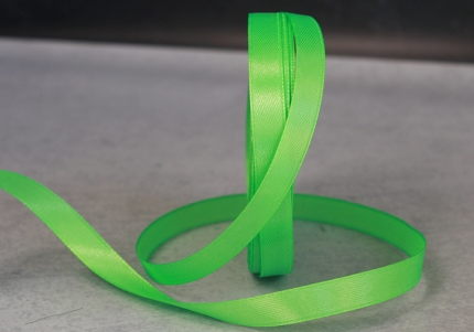 Стрічка атласна 0,9 см, світло-зелений (№52)