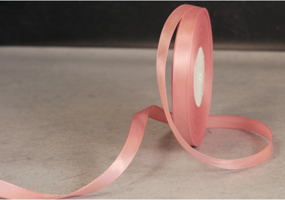 Стрічка атласна 1,2 см, світло-пудровий (№75)