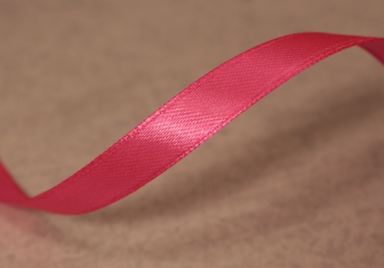 Стрічка атласна 5 см *33м, світло-малиновий (№89)
