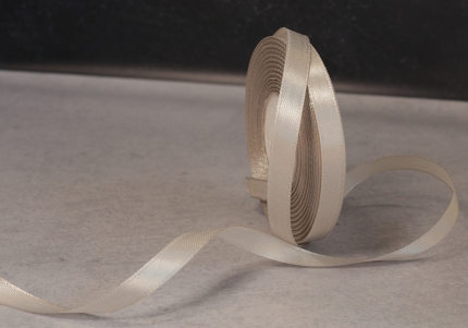 Стрічка атласна 0,6 см, сірий (теплий)(№99)