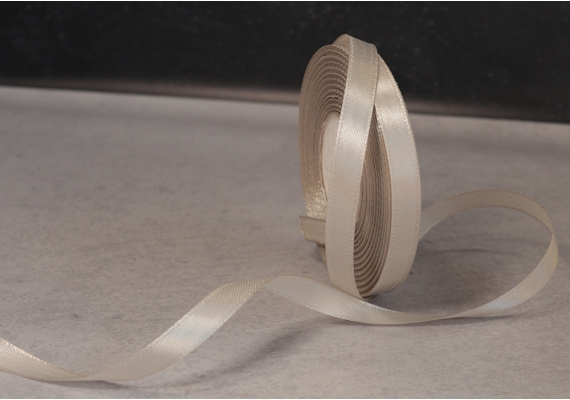 Стрічка атласна 0,6 см, сірий (теплий)(№99)