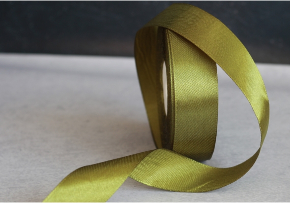 Стрічка атласна 2 см, травнево-зелений (№108)