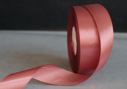 Стрічка атласна 2,5 см,  мідно-коричневий (№138)