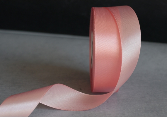 Стрічка атласна 2,5 см,  світло-рожевий (№169)