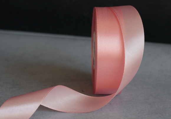 Стрічка атласна 2,5 см,  світло-рожевий (№169)