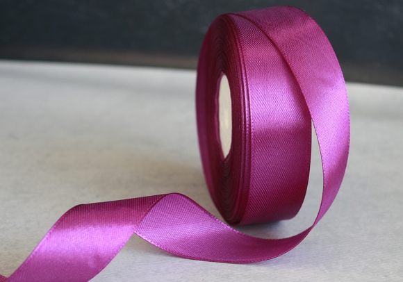 Стрічка атласна 2 см, пурпурно-фіолетовий (№182)