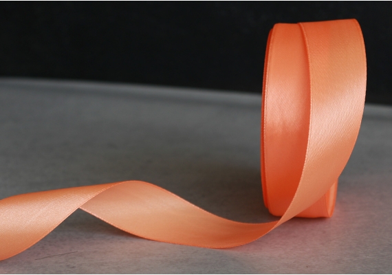 Стрічка атласна 2 см, персиковий (насичений) (№22) Стрічка атласна 2 см, персиковий (насичений) (№22)