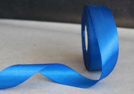 Стрічка атласна 2 см, темно-синій (№40)