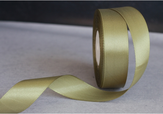 Стрічка атласна 2,5 см, жовто-оливковий (№55) Стрічка атласна 2,5 см, жовто-оливковий (№55)
