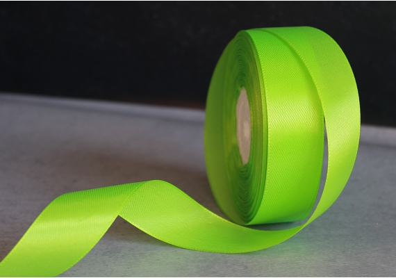 Стрічка атласна 2,5 см,  салатовий (№57)