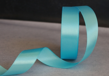 Стрічка атласна 2 см, світло-бірюзовий (№62)